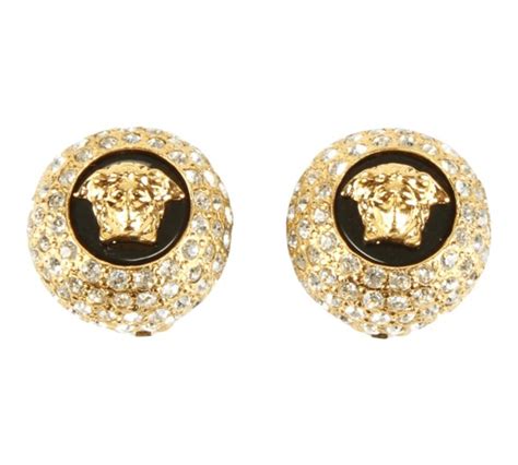 boucle d oreille anneau versace|Gianni Versace.